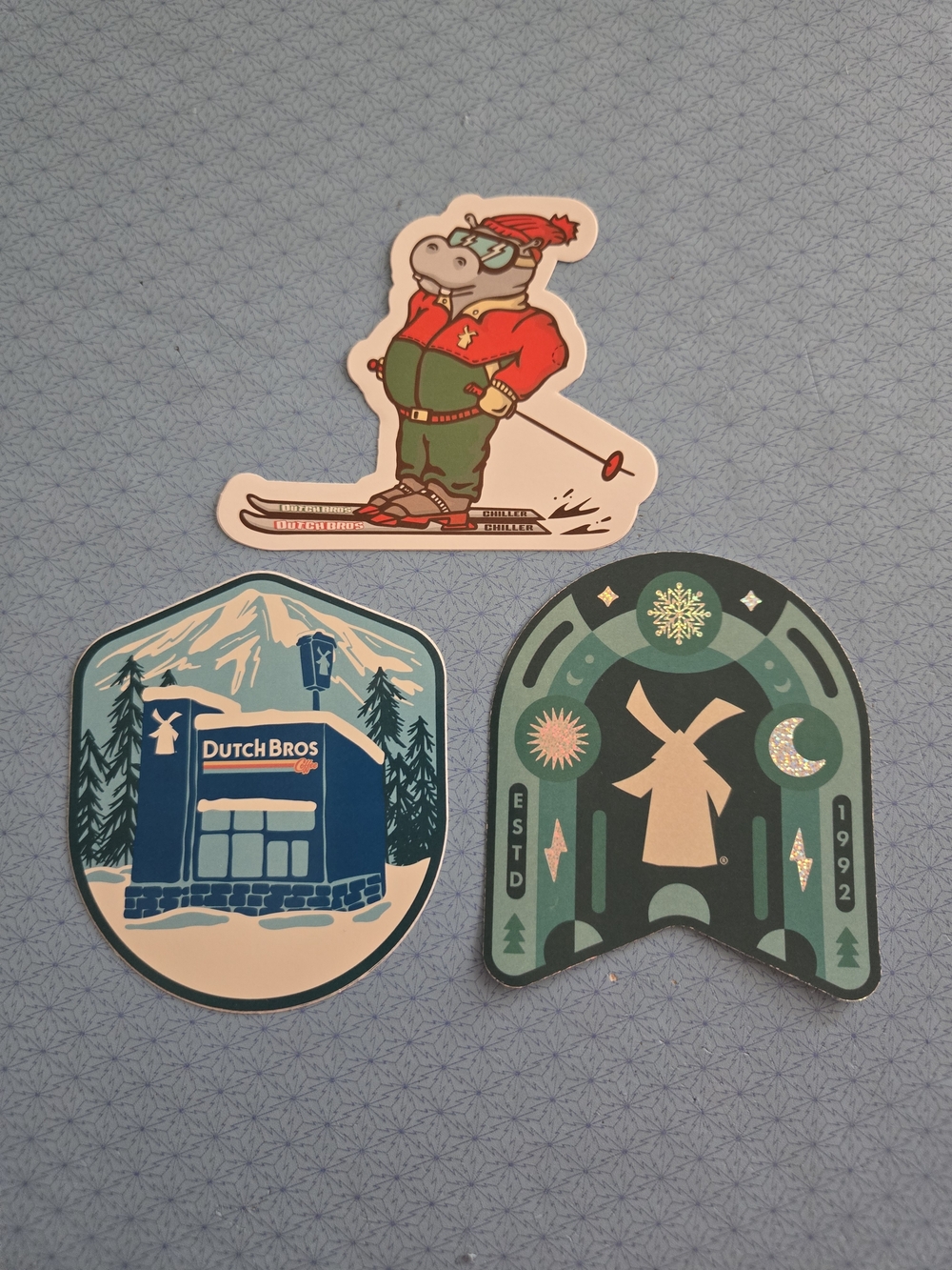 Dutch Bros Winter Sticker Set